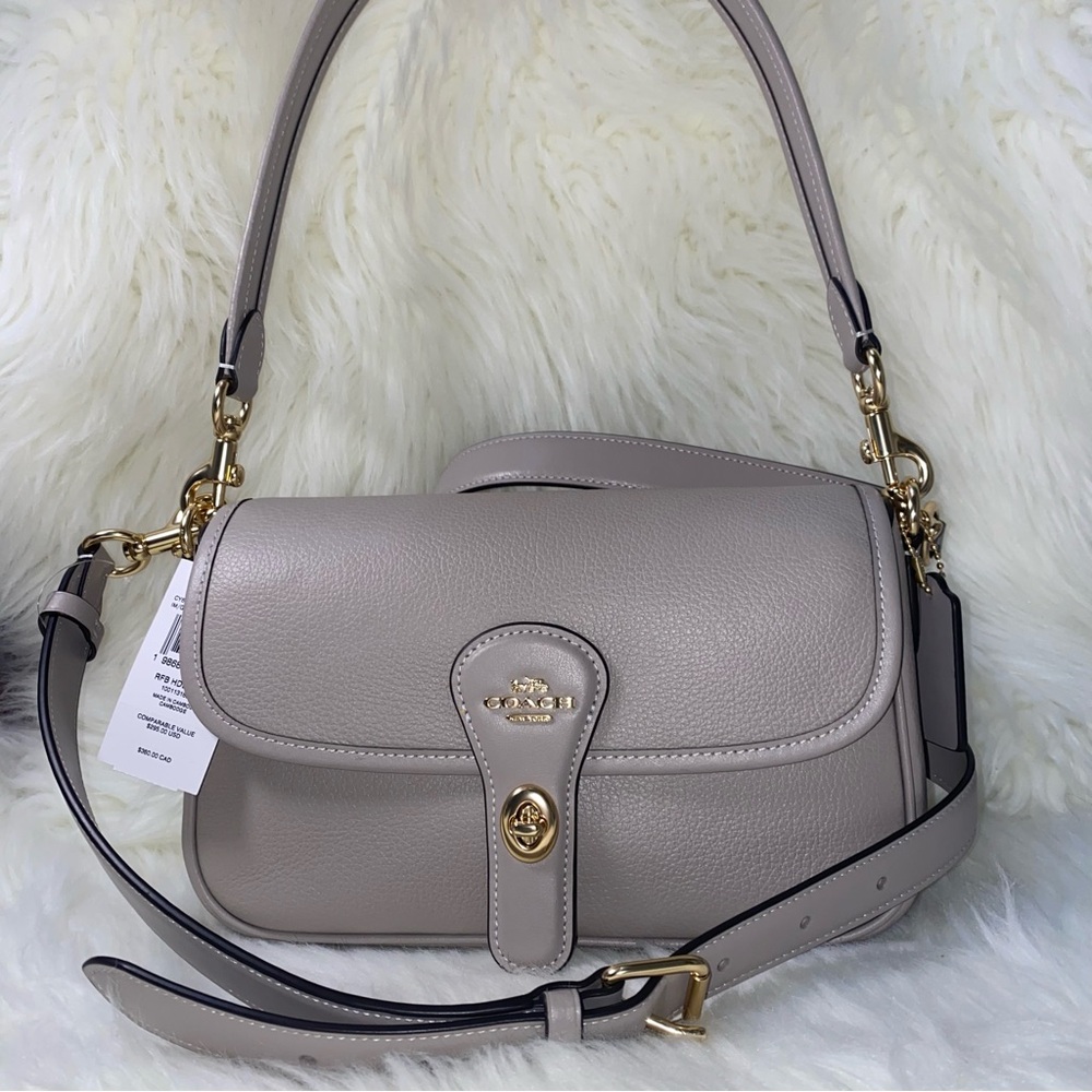 Coach 🤍 leather purse Hadley Shoulder Bag New with tags - Picture 7 of 15